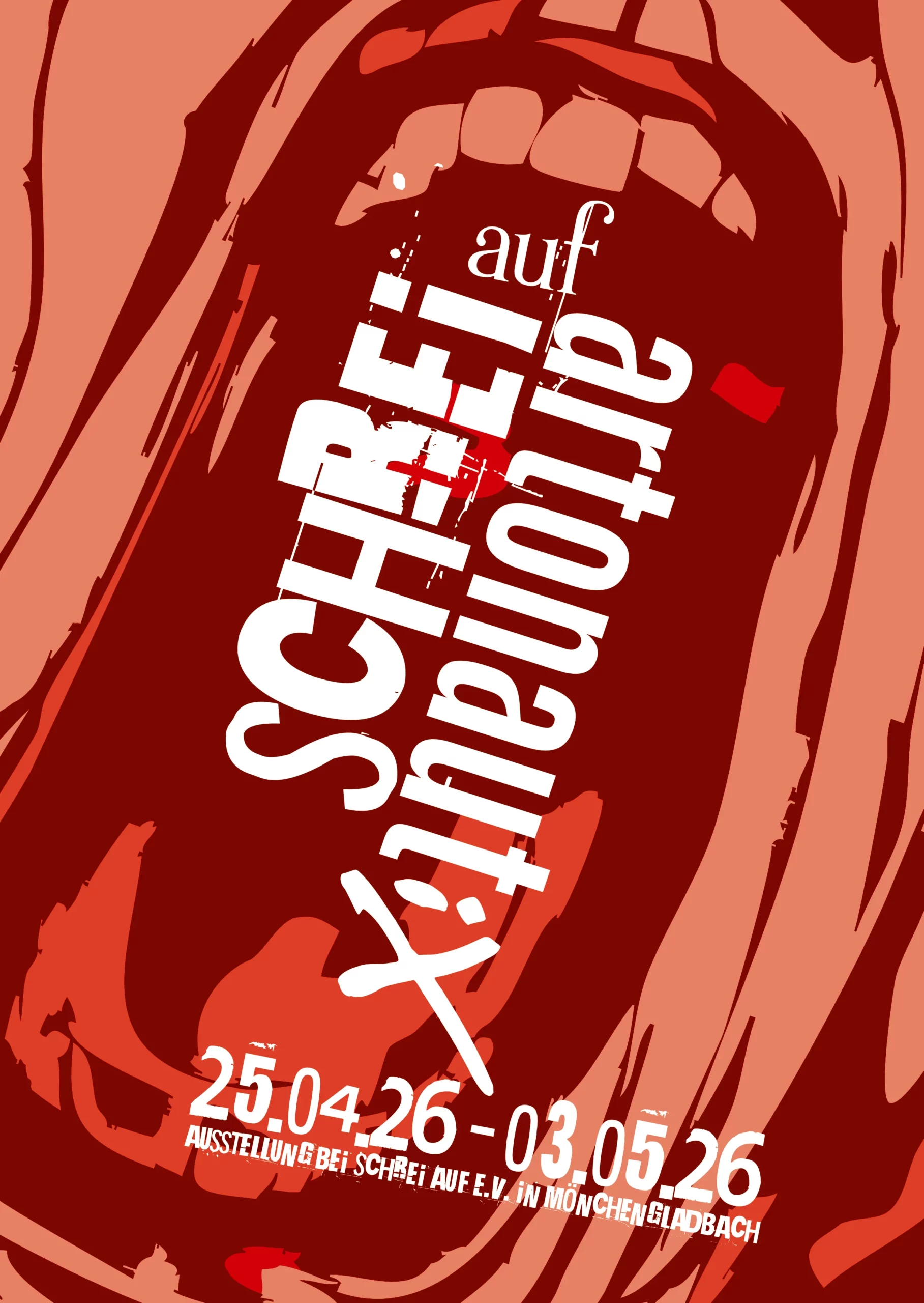 Ausstellung bei “Schrei Auf!” in Mönchengladbach